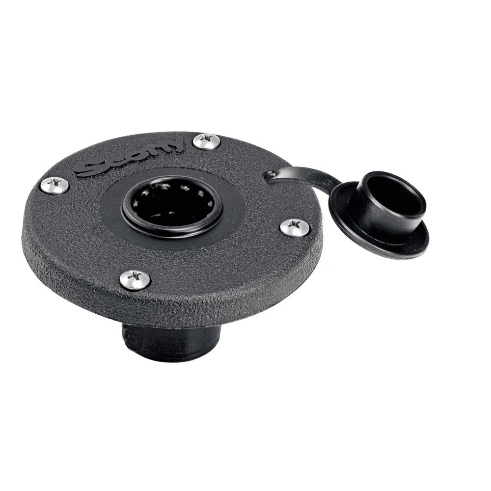 Scotty 344 Round Flush Deck Mount - Boat Gear USA