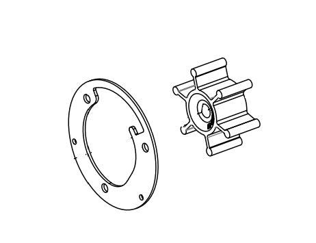 SHURFLO - MACERATOR IMPELLER KIT - 94-571-00 - Boat Gear USA