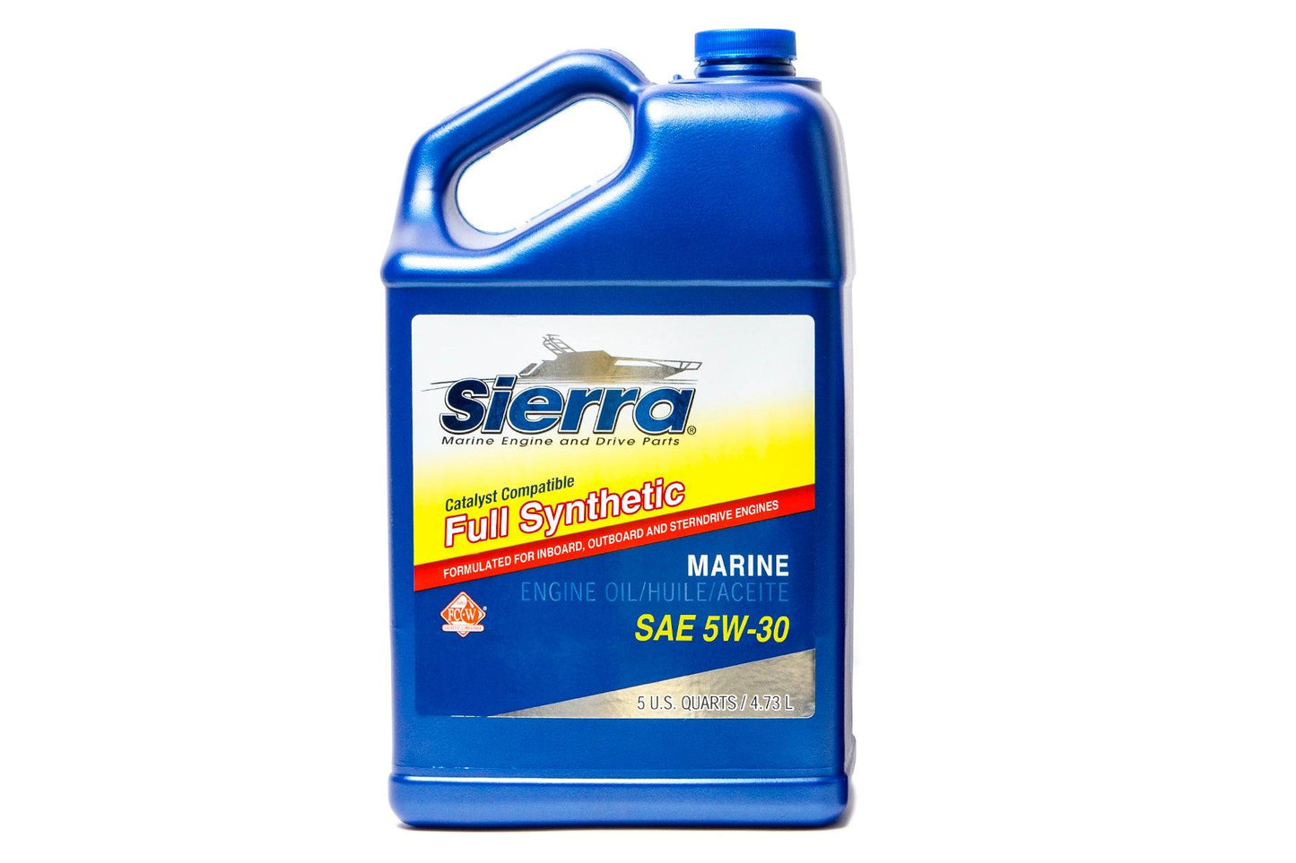 SIERRAMARINE - 5W-30 FULL SYNTHETIC FC-WCAT (5 QT) - 18-9558-4 - Boat Gear USA