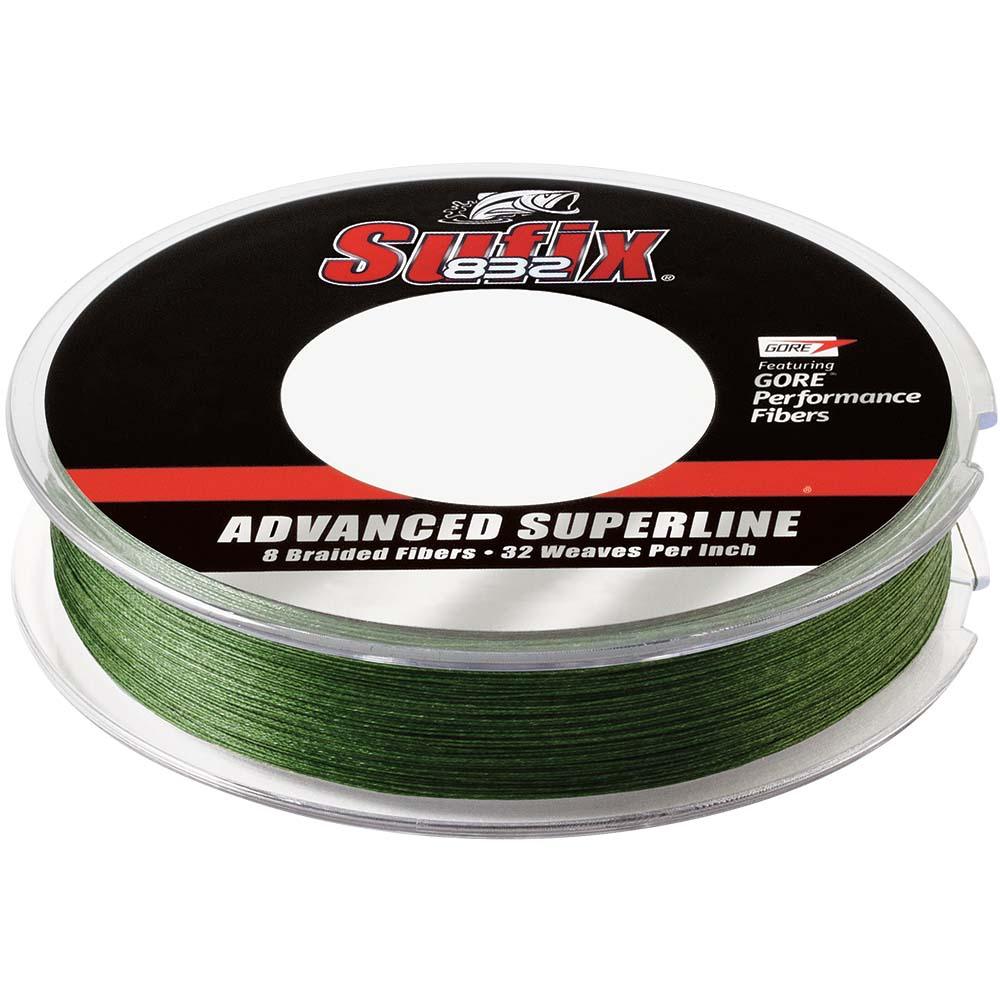 Sufix 832® Advanced Superline® Braid - 8lb - Low-Vis Green - 150 yds - Boat Gear USA
