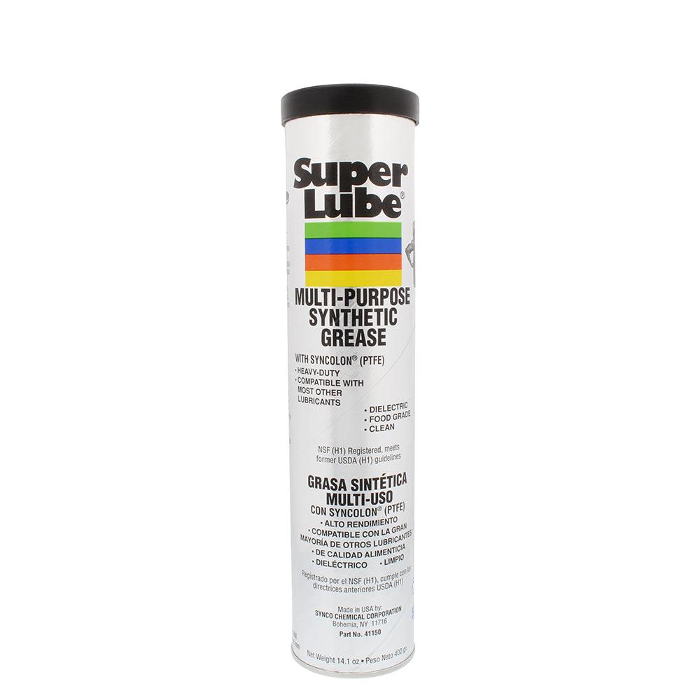 Super Lube Multi-Purpose Synthetic Grease w/Syncolon® (PTFE) - 14.1oz Cartridge - Boat Gear USA