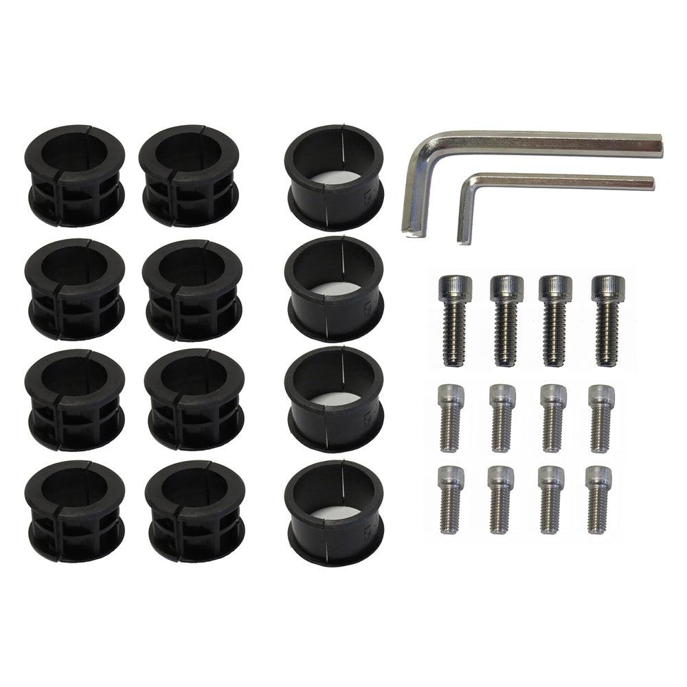 SurfStow SUPRAX Parts Kit - 12-Bolts, 3 Sizes of Inserts, 2-Allen Wrenches - Boat Gear USA