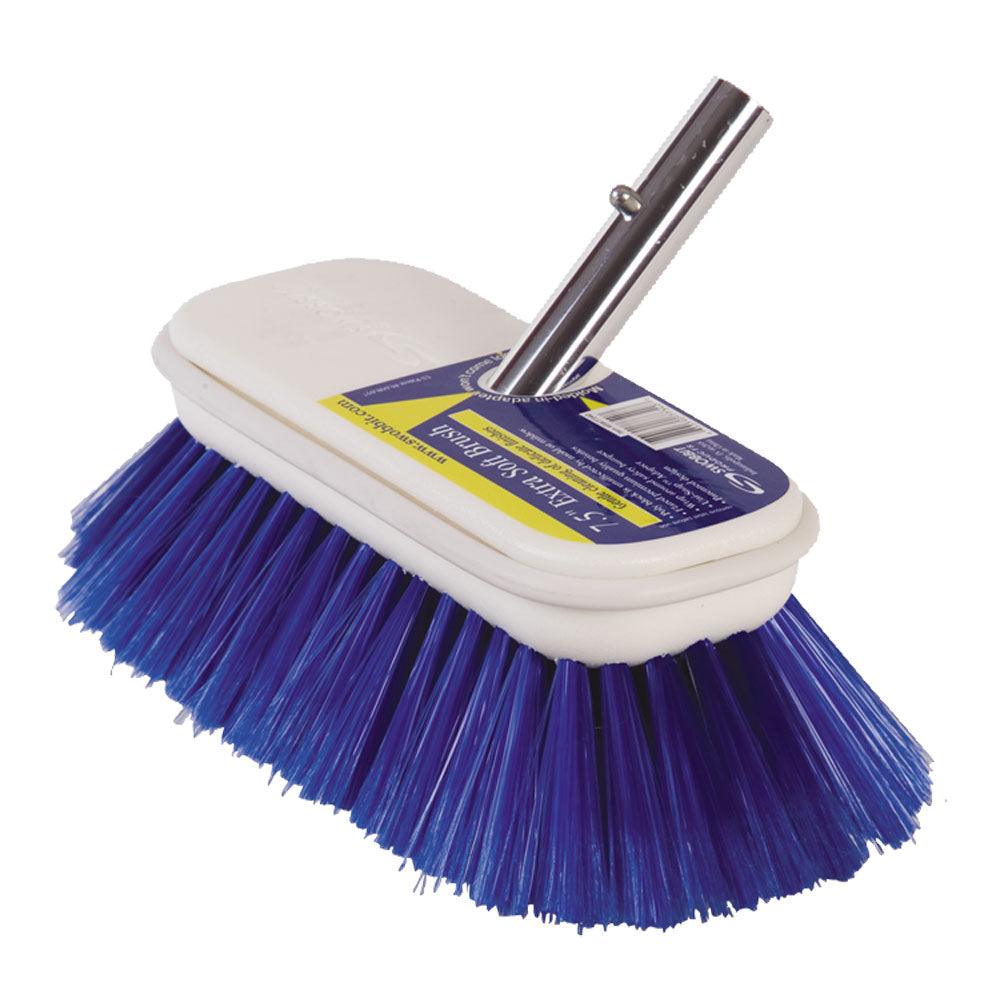 Swobbit 7.5" Extra Soft Brush - Blue - Boat Gear USA