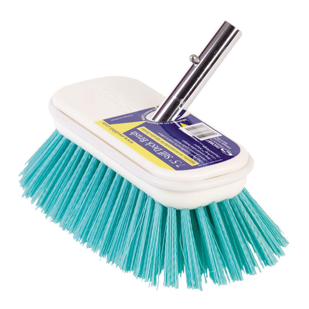 Swobbit 7.5" Stiff Cleaning Brush - Green - Boat Gear USA