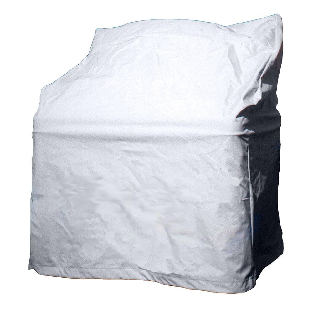 Taylor Made Medium Center Console Cover - Vinyl White - Boat Gear USA