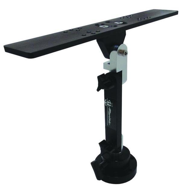 Th Marine Mini Kong Mount 12"" Plate 5"" Arm Shock Lock - Boat Gear USA