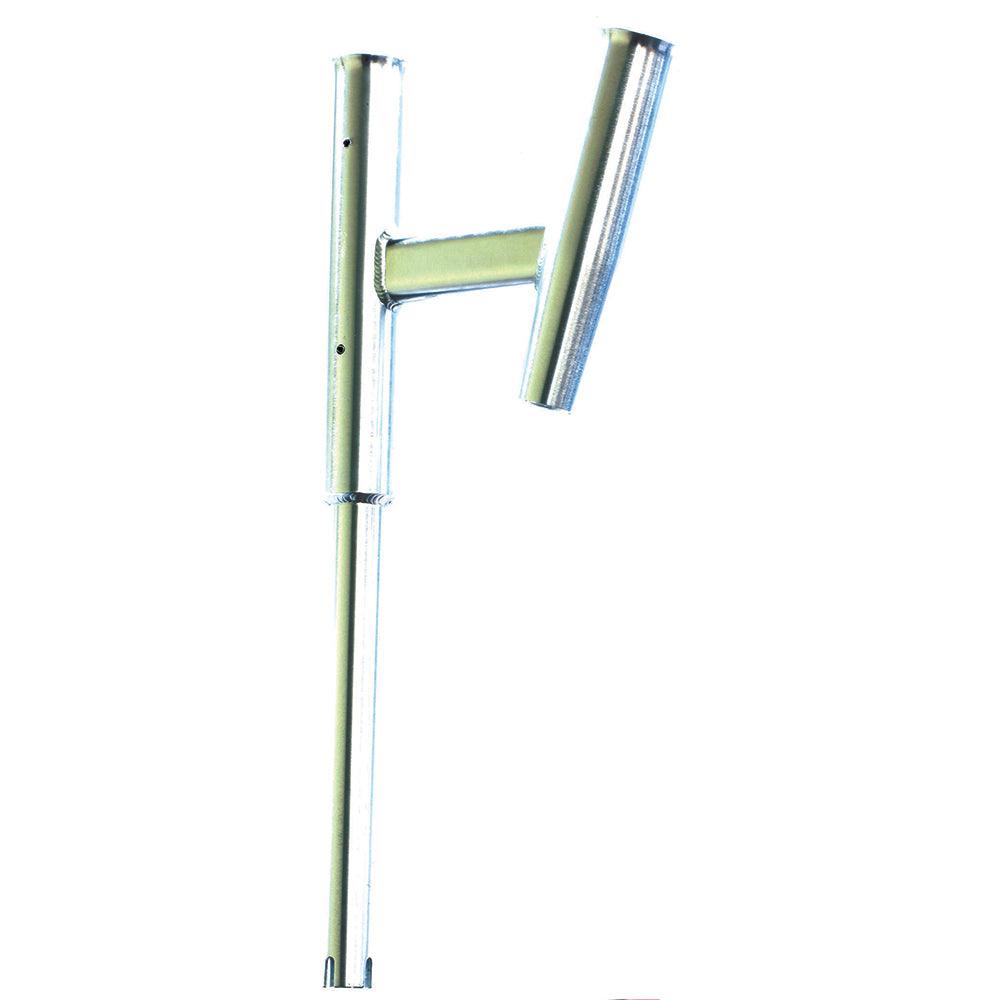 Tigress Dual Aluminum Kite Rod Holder - Straight Butt - Boat Gear USA
