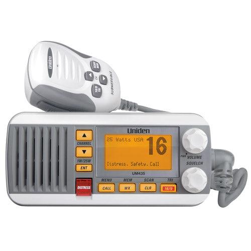 Uniden Um435 White Vhf Class D Dsc 25 Watt - Boat Gear USA