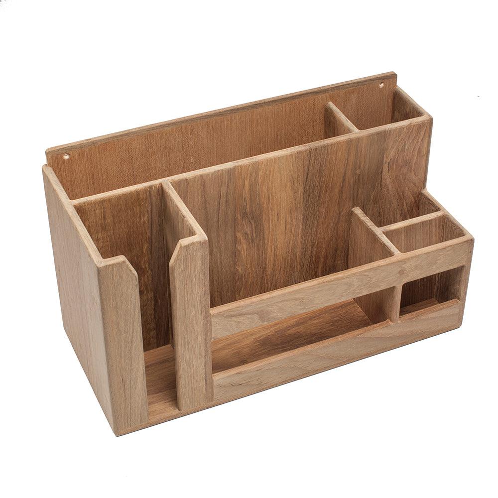 Whitecap Teak Dish/Cup/Utensil Holder - Boat Gear USA