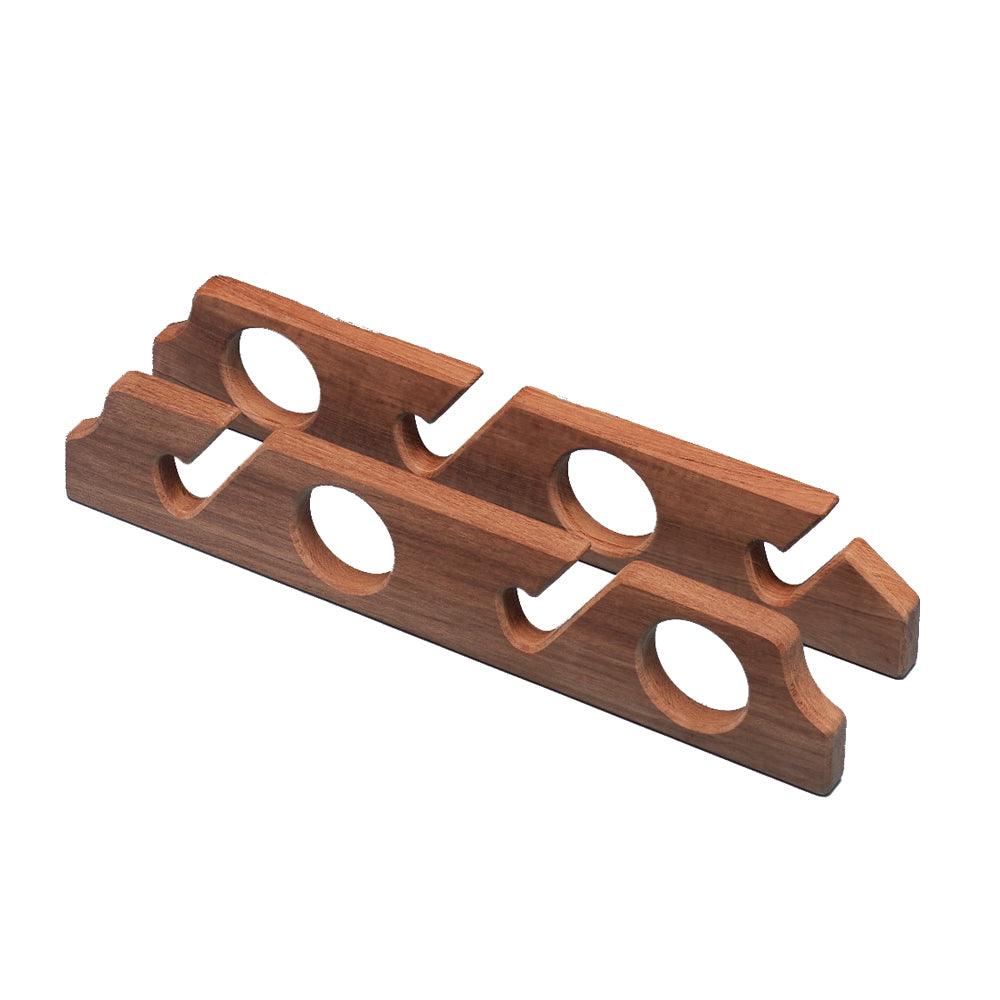 Whitecap Teak Four-Rod Storage Rack - Pair - Boat Gear USA