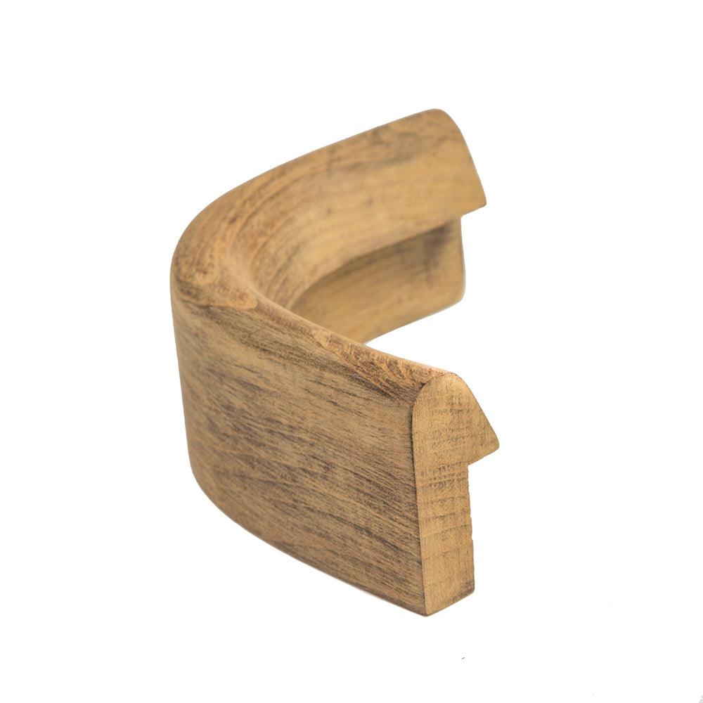 Whitecap Teak Rail Outside Corner Molding - Boat Gear USA