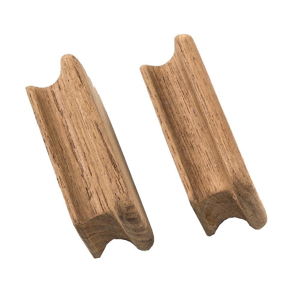 Whitecap Teak Rectangular Drawer Knob - 2-3/4"L - 2 Pack - Boat Gear USA