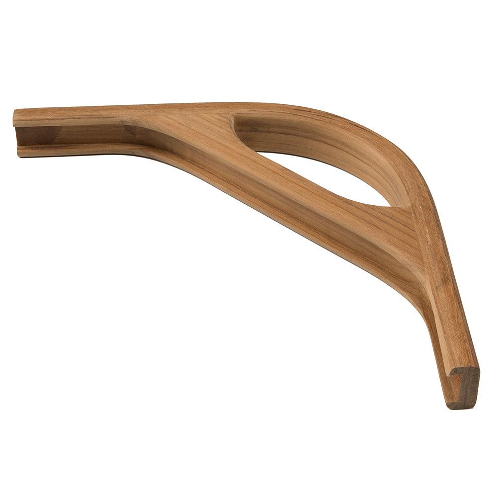 Whitecap Teak Track Corner w/Hand Hold Molding - 3/4" - Boat Gear USA