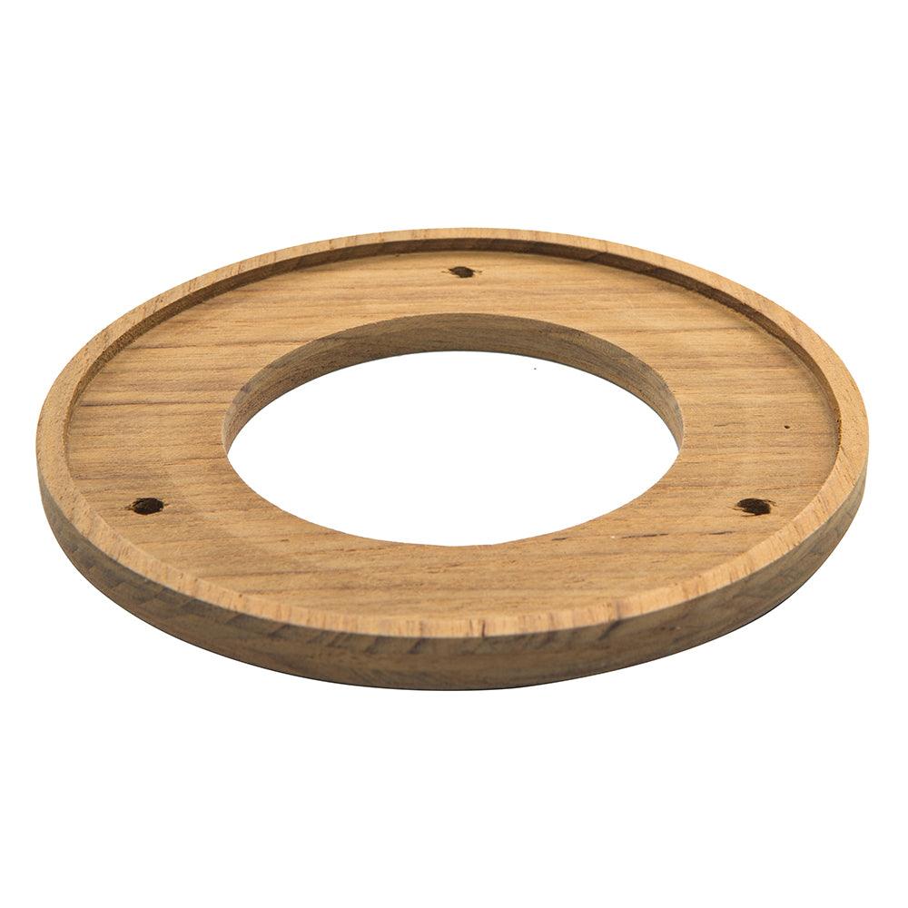 Whitecap Teak Trim Ring - 3" Inner Diameter Opening - Boat Gear USA