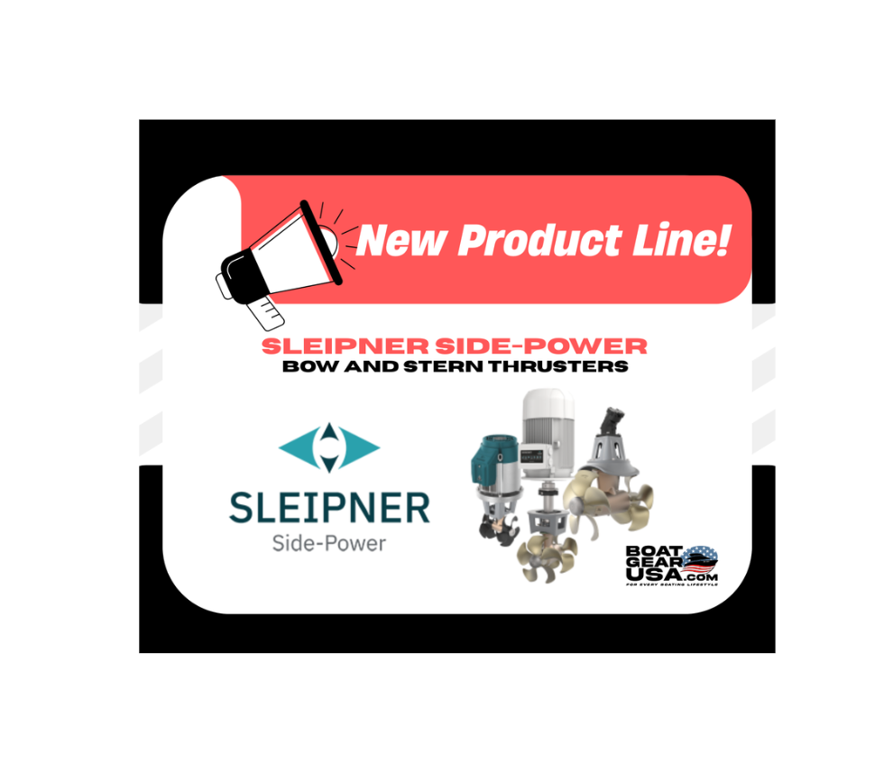 Boat Gear USA Welcomes Sleipner Side-Power Thrusters & Stabilization Systems