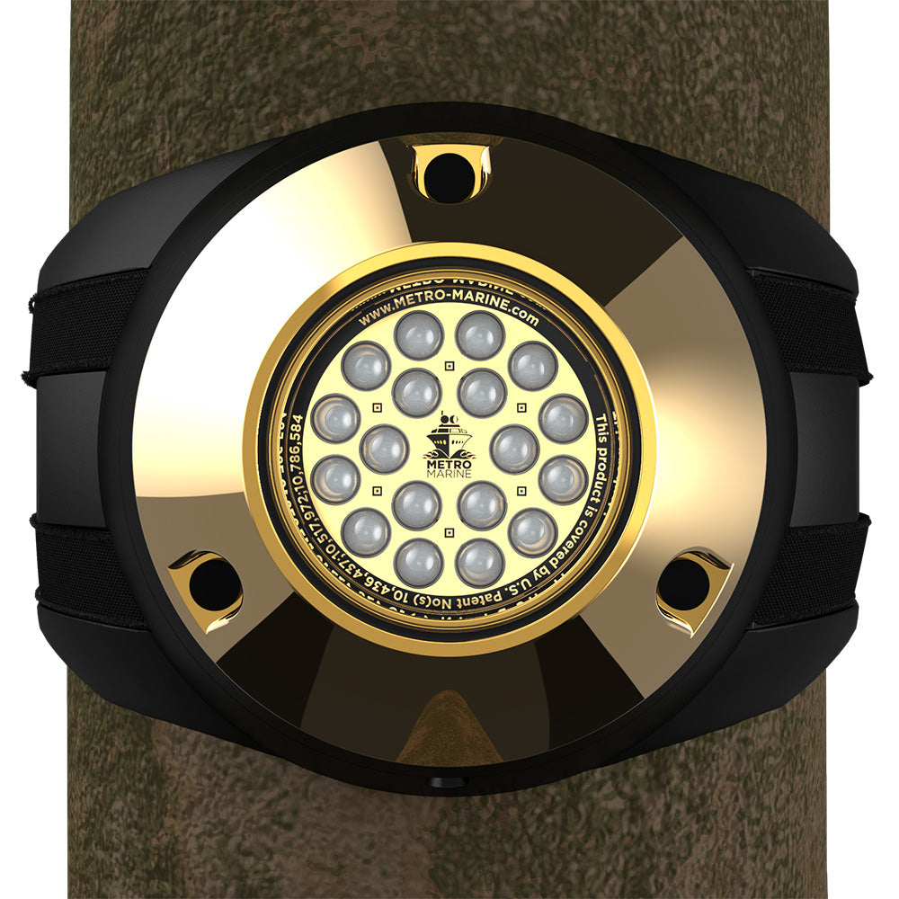 Metro Marine High-Output Piling Mount Underwater Light w/Intelligent Monochromatic LED's - Blue, 45 Beam