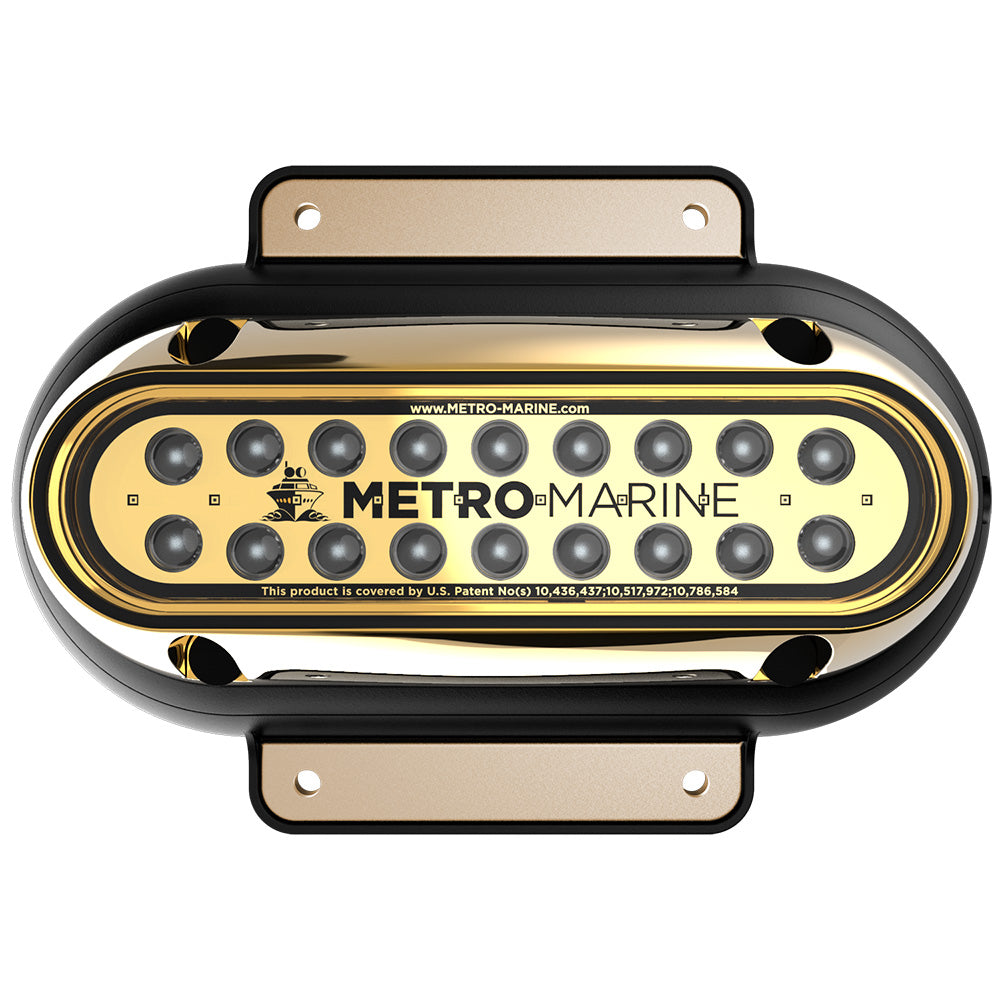 Metro Marine High-Output Elongated Surface Mount Light w/Intelligent Monochromatic LED's - Blue, 45 Beam