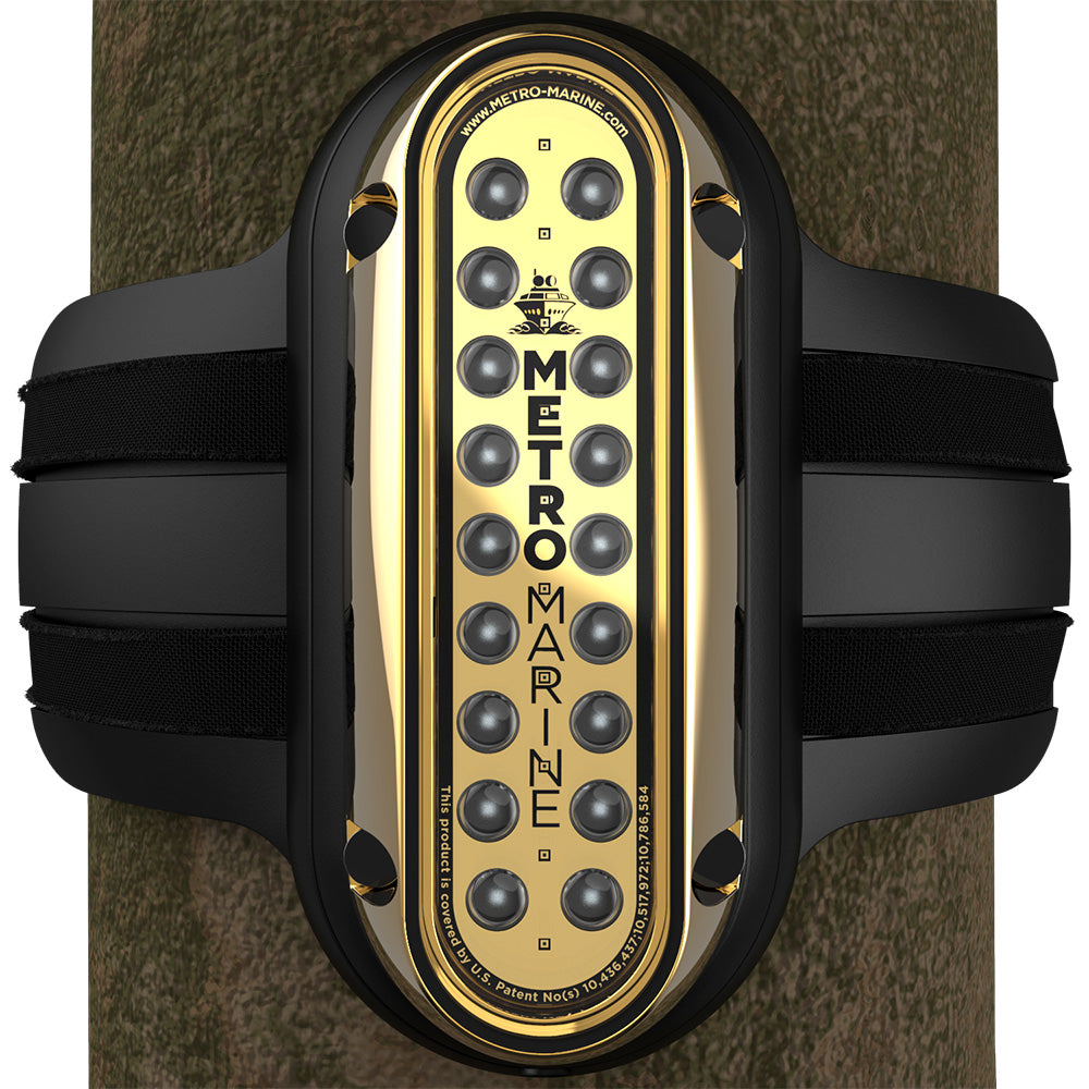 Metro Marine High-Output Vertical Piling Mount Light w/Intelligent Monochromatic LED's - Blue, 90 Beam