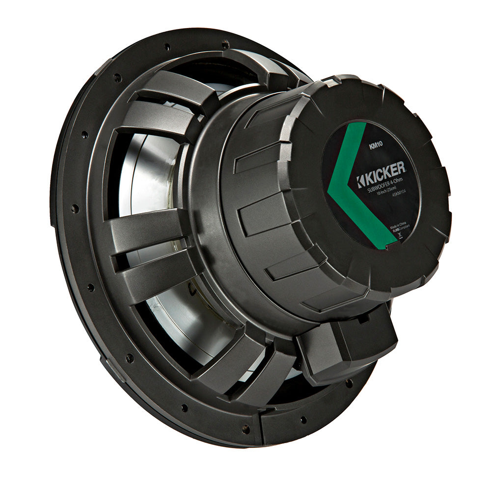 KICKER KM10 10" Weather-Proof Subwoofer f/Enclosures - 2-Ohm