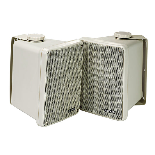 KICKER KB6 6.5" 2-Way Speaker System - Grey