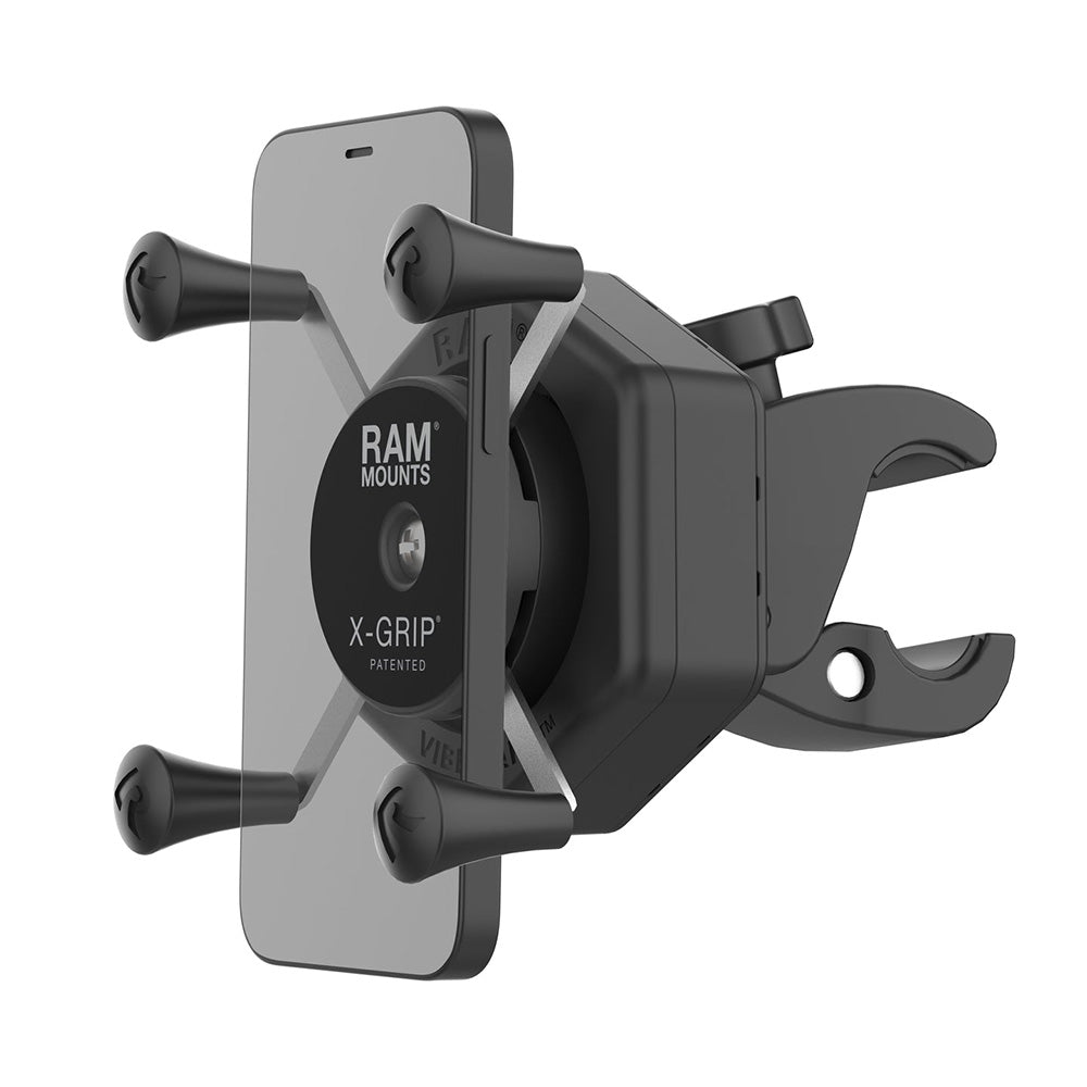 RAM Mount RAM X-Grip Phone Mount w/Vibe-Safe & Small Tough-Claw