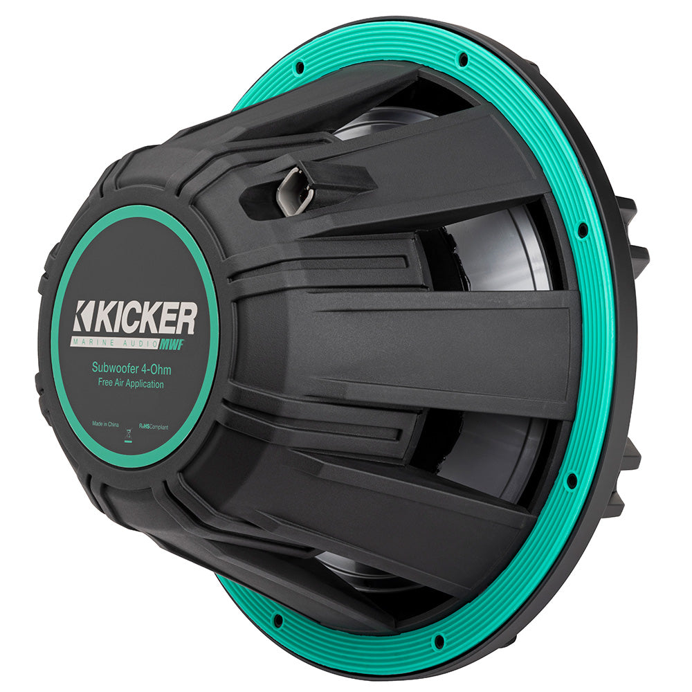 KICKER 10" Premium Marine Subwoofer f/Free-Air Applications - 4-Ohm