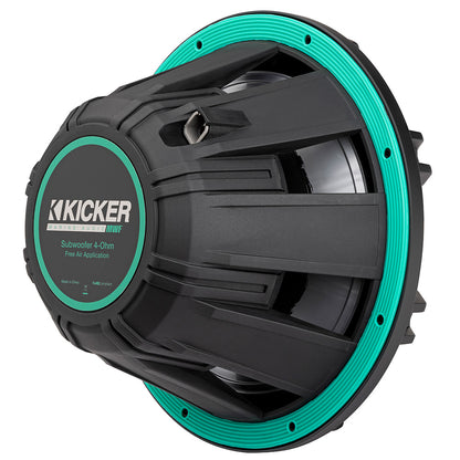 KICKER 10" Premium Marine Subwoofer f/Free-Air Applications - 4-Ohm