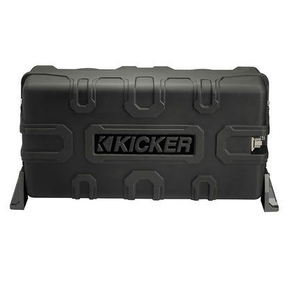 KICKER 10" Loaded Premium Marine Enclosure w/Passive Radiator - 4-Ohm