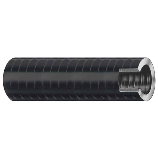 Trident Marine 1-1/4" x 50' Box VAC XHD Bilge & Live Well Hose Black - Soft Plasticizer Wall