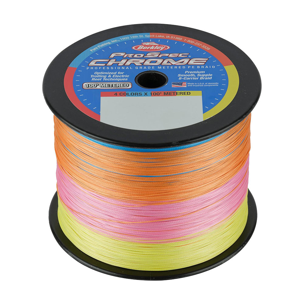 Berkley ProSpec Chrome 4 x 100' Metered Braid - 50lb - 3500yd