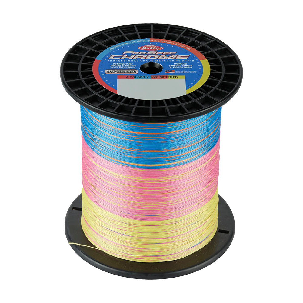 Berkley ProSpec Chrome 4 x 100' Metered Braid - 80lb - 3000yd