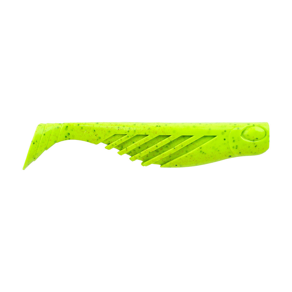 Berkley Gulp! Saltwater Ripple Mullet - 4" - Chartreuse Pepper GSRM4-CP