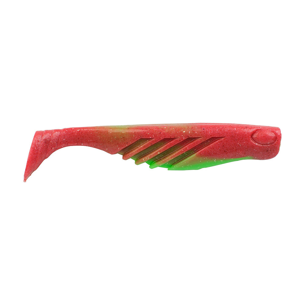 Berkley Gulp! Saltwater Ripple Mullet - 4" - Nuclear Chicken GSRM4-NCH