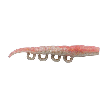 Berkley Gulp! Saltwater Turbo Shrimp - 4" - Flamingo Chrome