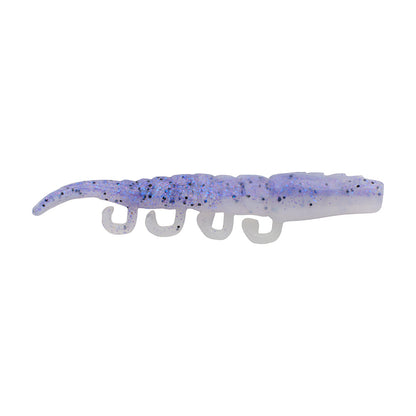 Berkley Gulp! Saltwater Turbo Shrimp - 4" - Violet Haze Fleck