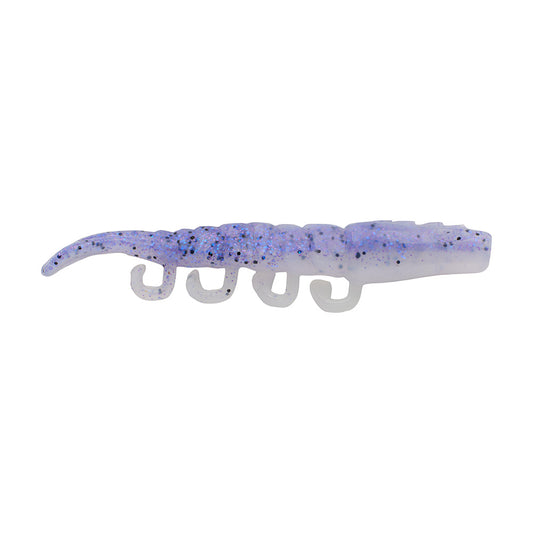 Berkley Gulp! Saltwater Turbo Shrimp - 4" - Violet Haze Fleck