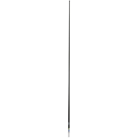 Scout 8' QuickFit Black VHF Antenna w/5M Cable + FME Quick 6 Foam Filled 6db Solid Brass & Copper Element