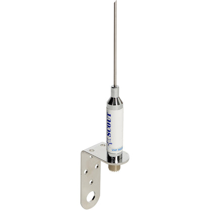 Scout 3' Stainless VHF Whip 3dB w/Bracket f/Sailboats - No Cable
