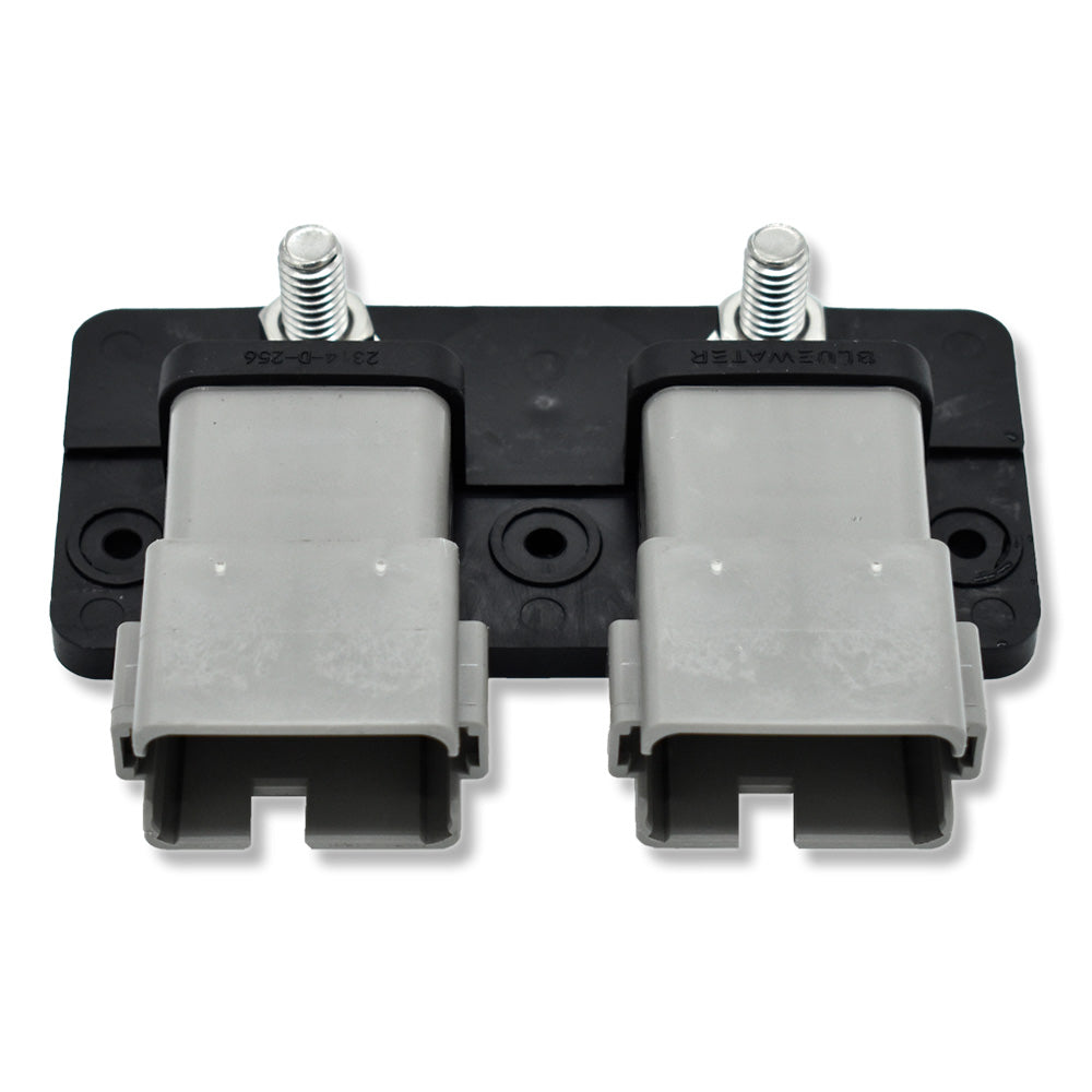 Bluewater Dual 12 Position Male Sealed Deutsch Connector Busbar - 5/16" Stud