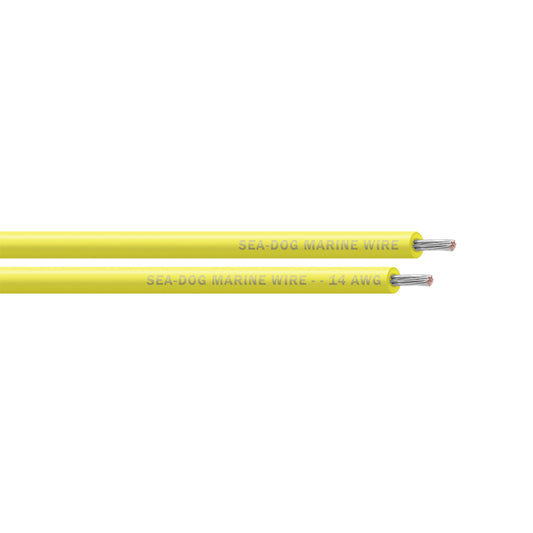 Sea-Dog 14 AWG Yellow Primary Wire -100'