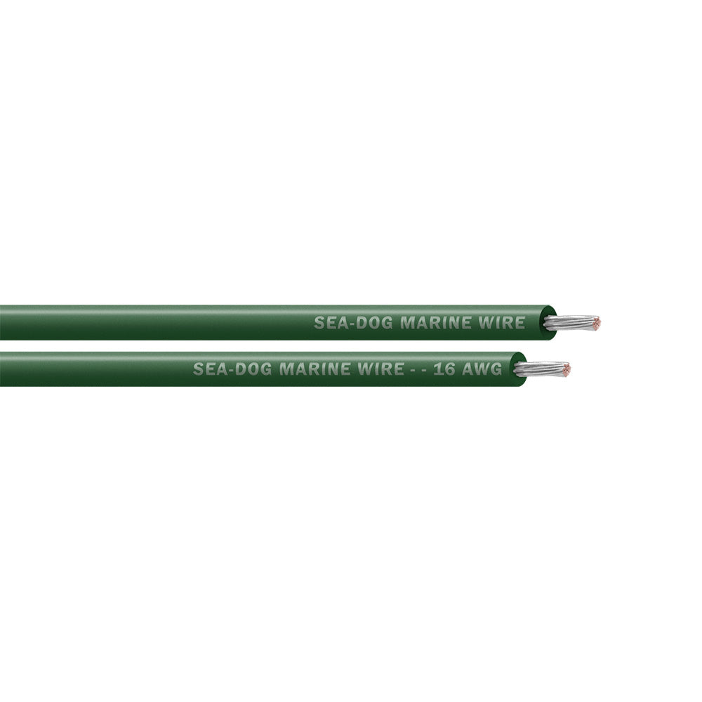 Sea-Dog 16 AWG Green Primary Wire - 25'