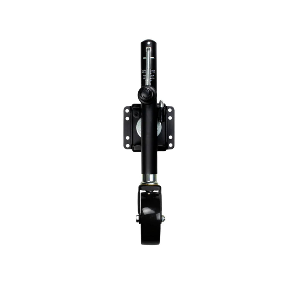 Powerwinch Select Series Jack - 1000lb, Bolt-On, Single Wheel, Carbon Black