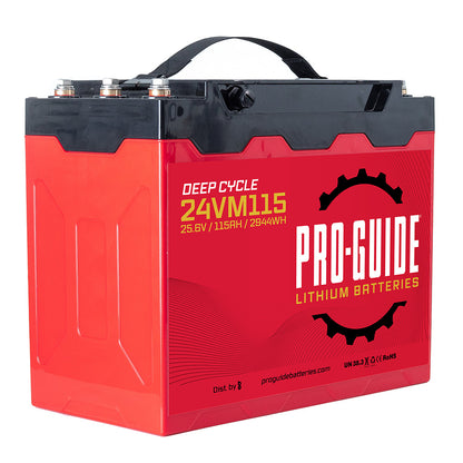 Pro-Guide Alpha Series Lithium Battery - 24V - 115AH - Group 31 (Tall)