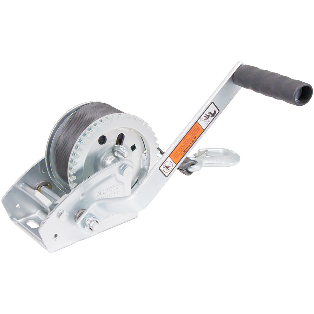 Load Rite Single-Speed Trailer Winch - 1600lbs