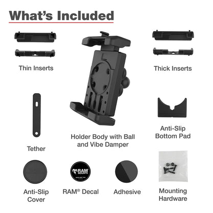 Ram Mount RAM Quick-Grip Pro XL Phone Holder w/Ball & Vibration Damper