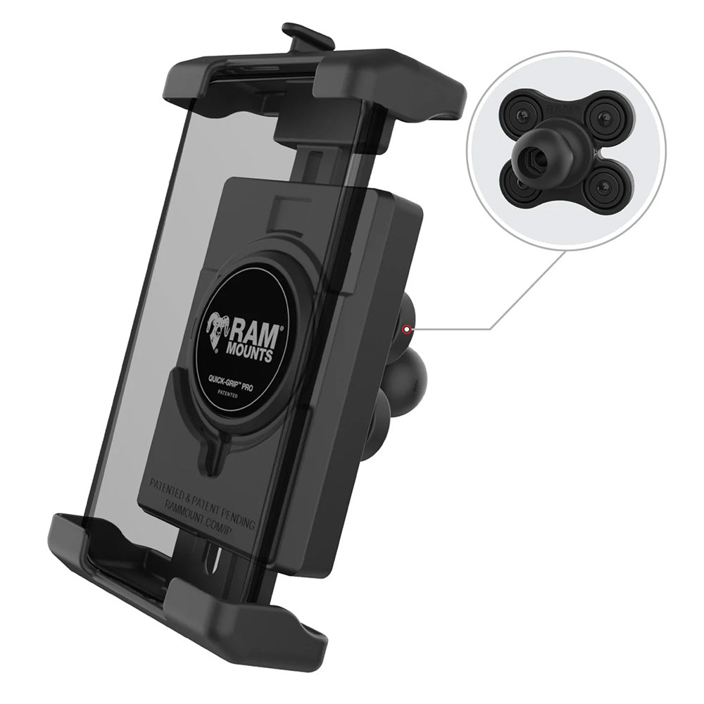 Ram Mount RAM Quick-Grip Pro XL Phone Holder w/Ball & Vibration Damper