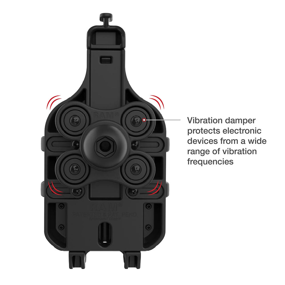 Ram Mount RAM Quick-Grip Pro Phone Holder w/Ball & Vibration Damper