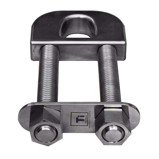 Ti-Tackle Titanium Transom D Ring - 6" Long Stud