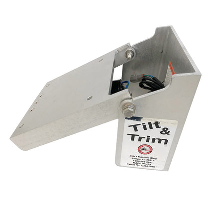 Bob's Machine Action Series Tilt & Trim f/Clamp on Motors - Silver - 30HP