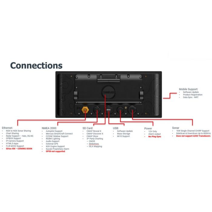 Simrad Nsx 3012uw  12" Mfd With Active Imaging Transducer